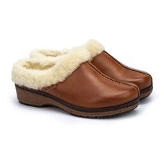 GRANADA W0W-3588C1, BRANDY Comfortable Winter Clogs With Leather Sole, Winter Leather Mules With Cushioned Footbed, Winter Leather Clogs With Removable Insole, Comfortable Mules With Leather Footbed For Winter, Leather Slip-on Clogs For Winter, Comfortable Leather Clogs For Winter, Comfortable Clogs With Leather Lining And Round Toe, Comfortable Leather Shoes, Flat Heel Ankle Boots