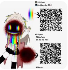 a qr code for an anime character