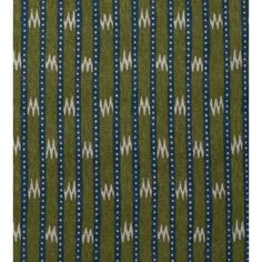 an area rug with green and blue stripes