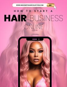 Hair Business Starter's Guide by Nikki Smith Hair Collection, digital ebook for launching a hair business. Beauty Industry Business, Black Weaves, Brazilian Weave, Hair Business, Sales Techniques, Beauty Marketing, 6 Figures, Money Life Hacks, Business Hairstyles