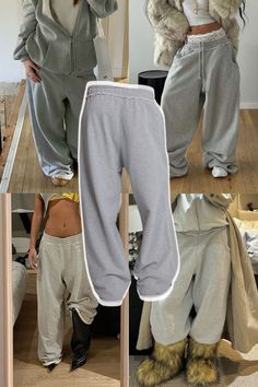 PANTS LINKED TO PIN | outfit inspo, outfit ideas, outfit, clothes, dream clothes, shoes, fashion inspo, fashion outfits, spring outfit, fall outfits, winter outfits, summer fits, outfit ideas for school, winter outfits 2024, vintage, clean girl, aesthetic, y2k, y2k outfits, chic outfits, pretty outfits, gray sweats, grey joggers, gray sweats outfits, grey sweats outfits, gray sweatpants outfit, baggy sweatpants, comfy school outfits, streetwear women outfits, cute outfits, baggy outfits, trendy Sweatpants Outfit Baggy, Cute Outfits Baggy, School Outfits Streetwear, Streetwear Women Outfits