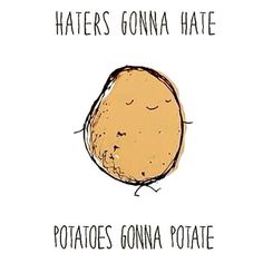 The Underlying Reason Why People Hate Vegans. Haters Gonna Hate Funny, Potato Funny, Humor Comics, Really Good Comebacks, Haters Gonna Hate, Good Comebacks, Joke Of The Day, I Cant Even, Bones Funny