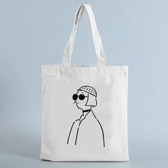 Girl Print Canvas Shopping Tote Bag Gift for Student Friend Reusable Shopper Bag Women Fashion Travel Eco Bags Female Cloth Bag Trendy White Canvas Bag For Travel, Trendy White Travel Canvas Bag, Trendy White Canvas Travel Bag, Trendy White Canvas Bag For Daily Use, Trendy White Reusable Bags, Casual White Rectangular Canvas Bag, Casual Reusable Canvas School Bag, White Eco-friendly Canvas Bag For School, Eco-friendly White Canvas Bag For School