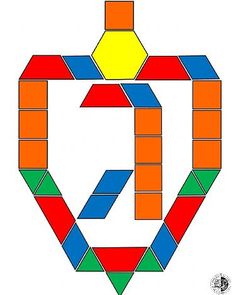 an image of a heart made out of blocks