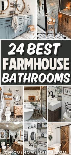 the best farmhouse bathroom decor ideas