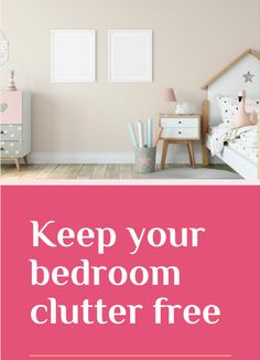 the bedroom is clean and ready to be used as a child's playroom