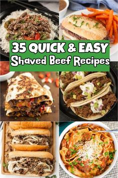 the ultimate collection of 35 quick and easy shaving beef recipes that you can make at home