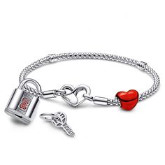 From Pandora, let them know they have the key to your heart with this special Padlock & Heart Charm and Bracelet Set. Styled perfectly together, or separately on a necklace or bracelet - let them decide where their love lies. Pandora Bracelet Designs, Star Bracelet, Pandora Bracelet, Pandora Jewelry, Bracelet Collection, Love Bracelets, Pandora Charms, Bracelet Designs, Heart Charm