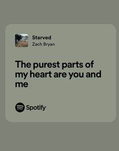 the purest parts of my heart are you and me spotify cover art for spotify's new album