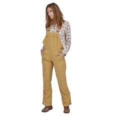 W's All Seasons Hemp Canvas Bib Overalls - Regular, Utility Cotton Overalls For Outdoor, Outdoor Bib Front Overalls With Pockets, Cotton Overalls With Pockets For Outdoor Activities, Utility Overalls With Side Pockets And Bib Front, Casual Cotton Overalls For Outdoor Activities, Cotton Bib Front Overalls For Outdoor, Casual Overalls With Pockets For Outdoor Activities, Fall Shortalls With Bib Front And Pockets, Utility Overalls With Pockets For Workwear