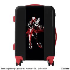 Batman | Harley Quinn "Hi Puddin'" Ink Art Luggage Batman Harley Quinn, Fashion Capsule Wardrobe, Harley Quinn Art, Fashion Capsule, Ink Art, Capsule Wardrobe, Dog Lovers