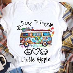 Cute Hippie Soul T Shirt, Hippie Clothes For Women, Best Gift For Hippies, Costume Hippie Hippie T Shirt, Stay Trippy Little Hippie, Hippie Bus, Hippie T Shirts, Vans Shirt, Hippie Shirt, Hippie Love, Collars For Women, Hippie Outfits