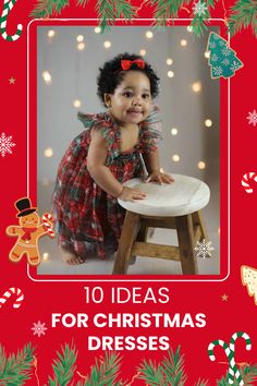 Say hello to the cutest little Santa! This Baby Christmas Dress in Red and Green Plaid will make your little one the star of the show. Dress them in this delightful red and green plaid dress adorned with festive details like a Santa Hat and Bow. The perfect Christmas outfit to make your holiday season extra special and unforgettable! Show Dress, Green Tulle, Plaid Baby