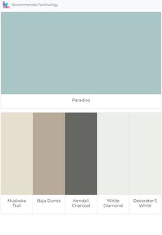 the color scheme for an interior paint palette