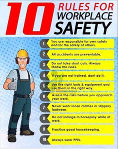 Safety Workplace, Safety Pictures, Welding Safety, Construction Site Safety, Office Safety, Workplace Quotes