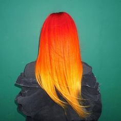 Layered Pixie Cut, Flame Hair, Yellow Hair Color, Best Hair Dye, Brown Ombre Hair, Faux Hair, Peach Hair, Coloured Hair