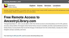 the website for free remote access to any library