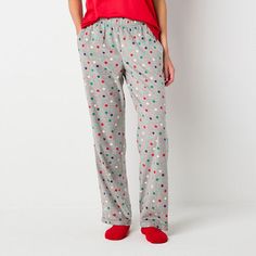 These women's plaid pajama pants by Sleep Chic are perfect to mix in to your sleepwear rotation during the colder months. Made from soft fleece, this pair includes an elastic waist, side slip pockets and comes complete with a pair of matching socks. Included: 1 Pair(s) of SocksClosure Type: Full ElasticPockets: 2 Side Slip PocketsApparel Length: 41.3 InchesFiber Content: 100% PolyesterFabric Description: FleeceInseam: 31 InCare: Machine Wash, Tumble DryCountry of Origin: Imported Plaid Pajama, Fleece Pajama Pants, Matching Socks, Plaid Pajama Pants, Womens Pajamas Pants, Womens Fleece, Pajamas Women, Pajama Pants, Elastic Waist