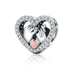 Promise For Love Heart Beads fit Bracelet & Necklaces 100% Authentic 925 Sterling Silver Charms Fits European Pandora Charm Bracelet 925 Sterling silver charm the promise bead pendant fits Pandora charm and European charm bracelet Item specifics Item Type:Beads Fine or Fashion:Fashion Item Shape:Heart Shape Material:Crystal Model Number:SCC167 Item Weight:2.8g Material:925 Sterling Silver Occasion:Wedding, Engagement, Anniversary ------------------------------------ Shipping : 15 - 35 busine Promise Bracelet, Fitness Armband, Diy Jewelry Gifts, Women Bracelets, Bracelet Pandora, Diy Charm Bracelet, Pandora Bracelet Charms, Love Charms, Diy Schmuck