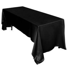 a black tablecloth on a white background