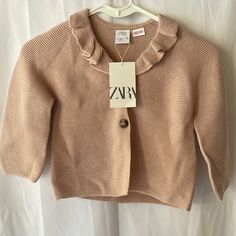 New. Knitted Sweater For Girls. Size 4/5 Years Old Girls Sweater, Zara Girl, Knitting For Kids, Girls Sweaters, Knitted Sweater, Kids Jacket, Sweater Sizes, Year Old, For Girls