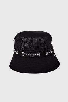 Blossom Bucket Hat - The Hideout Clothing Black Bucket Hat With Letter Print, Adjustable Black Bucket Hat With Letter Print, Casual Black Bucket Hat With Letter Print, Breathable Black Bucket Hat, Black Bucket Hat With Letter Print And Curved Brim, Black Breathable Wide Brim Bucket Hat, Black Wide Brim Breathable Bucket Hat, Adjustable Bucket Hat With Letter Print For Outdoor, Adjustable Outdoor Bucket Hat With Letter Print