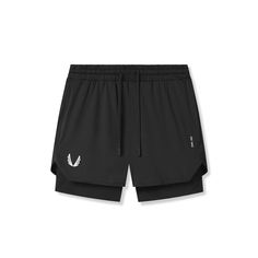 Lightweight 2-in-1 training short with a built-in liner. The shell is constructed from AeroSilver®, the next generation of our silver-infused performance wear, with enhanced durability and fiber strength to endure the toughest training sessions. The shorts feature a right-side zip pocket, a left-side open pocket, and a Breathable Black Running Shorts, Black Breathable Running Shorts, Breathable Black Shorts For Running, Black Technical Sports Shorts, Black Nylon Athletic Shorts For Light Sports, Black Compression Athletic Shorts For Light Sports, Black Short Activewear For Light Sports, Black Activewear Shorts For Light Sports, Sporty Black Athletic Shorts For Light Sports