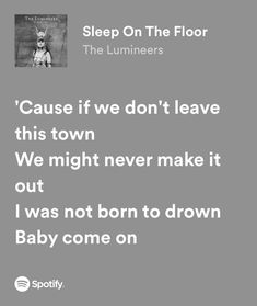 an ad for spotify's sleep on the floor featuring a baby in diapers