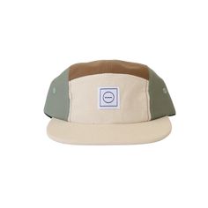 Cotton Five-Panel Hat in Coastline Cotton 5-panel Trucker Hat For Beach, Outdoor Cap With Cotton Sweatband, Outdoor Cotton Sweatband Cap, Adjustable Six-panel Snapback Hat For Summer, Cotton Six-panel Snapback Hat For Summer, Cotton Snapback Hat For Summer Outdoors, Summer Cotton Six-panel Snapback Hat, Everyday Green Six-panel Baseball Cap, Adjustable Fit Summer Six-panel Hat