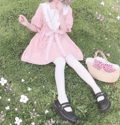 Pink Cottagecore, Coquette Cottagecore, Pastel Fashion, Kawaii Fashion Outfits, Pink Outfits, Kawaii Clothes, Lolita Fashion, Kawaii Fashion