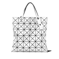 I Bought It From Japan And Stored It In Dust Bag. It’s New Condition. No Returnable, Thanks! White Geometric Bag For Everyday Use, White Geometric Everyday Bag, Everyday Geometric White Bag, Everyday Geometric White Bags, Issey Miyake Bag, Bao Bao Issey Miyake, Bao Bao, Woman Bags Handbags, Mini Tote Bag