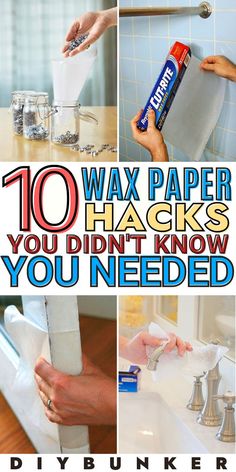 10 diy bathroom hacks that you can do in less than ten minutes or less