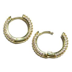 14k Gold-fill hoops made with max shine in mind Gold Filled Hoops, Women Diamond, Gold Filled, 14k Gold, Hoop Earrings, Gold