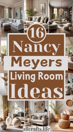 many different living room pictures with the words 16 name meyers living room ideas