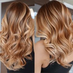 Strawberry Blonde Caramel Hair, Strawberry Beige Blonde Hair Formula, Blonde And Copper Balayage, Ginger Highlights In Blonde Hair, Blond Ginger Hair, Blonde To Ginger Before And After, Caramel Copper Balayage, Copper Hair Balayage