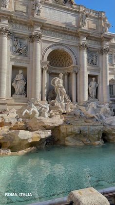 the trellotto fountain in rome, italy is one of the most beautiful places to visit