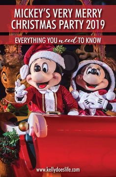 mickey's very merry christmas party 2019 everything you need to know