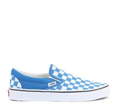 The Vans Classic Checkerboard Slip-On is an all-time classic for a reason, building off of the simple Classic Slip-On with a fun take, available in multiple colors. Canvas upper Low profile design Elastic sides Iconic Vans label Classic Vans Waffle outsole Weight (single shoe size 9): 14 oz Fit: Runs true to size. Sizes are in men's. For women, please pick one and a half size up. Ex. Men's US 5 is a women's US 6.5. Crystal Digging, Vans Checkerboard Slip On, Closet Refresh, Dream Boutique, Vans Checkerboard, Classic Vans, Mediterranean Blue, Future Outfit, Vans Slip On