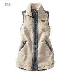 Brand New With Tags. L.L. Bean Sherpa Fleece Vest In The Color Soapstone. Size Xxs Regular. Fleece Vest Women, Womens Sherpa, Sherpa Vest, Womens Puffer Vest, Long Vest, Long Vests, Outerwear Vest, Fleece Vest, Womens Fleece