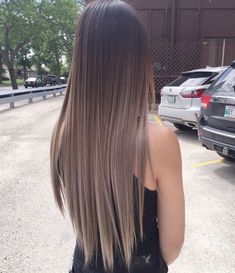 Hot Hair Colors, Brown Hair Balayage, Hair 2018, Haircuts Straight Hair, Trendy Hair Color, Ash Brown, Ombre Hair Color, Long Straight Hair, Hair Color Balayage