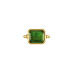 A substantial and vivid green tourmaline rises in a neat, emerald-cut arch from an octagonal setting. On either side, golden rings-on-ring create a subtle balance of scales. Green Tourmaline, 22K gold3mm wideHandmade in New York, New YorkThis piece is made to order; please allow two to three weeks for its creation. Should you need it sooner, please contact us at studio@prounisjewelry.com with your request. Incense Holder