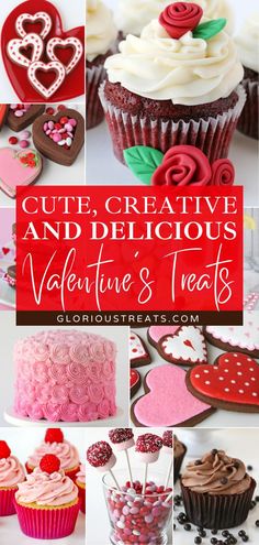 Cute, Creative & Delicious Valentine’s Treats, easy Valentine's day desserts, Valentine's day baking ideas Easy Spring Treats, Red Desserts, Red Velvet Cake Recipe, Spring Treats, Swirl Cake, Chocolate Roll, Valentine Desserts, Valentines Day Desserts