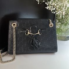 Love This Purse Because Of The Versatility Between A Shoulder Bag And A Crossbody. Overall In Good Condition But Some Wear On The Tab Which Is Shown In The Photo. Comes With The Duster Bag. Let Me Know If You Have Any Questions!! Alyssa X Bags Gucci, Flap Shoulder Bag, Gucci Bags, Gucci Bag, Let Me Know, Love This, Bag Lady, Let Me, Purse