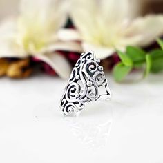 》Description 《 Filigree Long Wide Large Full Finger Big Flower of Life Chunky 925 Sterling Silver Ring, Boho Rings, Statement Bohemian Jewelry for Women,  》D E T A I L S《 ✦Metal:-  Silver , Brass ✦Purty:- 925 Sterling Silver ✦Weight:- 6 Gram (Approx) ✦Ring Size:- All Size Available 》C U S T O M I Z E O R D E R《 We accept custom and personalized order. It can be change in the gemstone, earring design and earring size. Please send us message if you are interested in a custom creation. 》 P A C K A G I N G 《 Your jewelry will be nicely packaged. If one or more items are gifts, please leave us a note at checkout and we'll pack them separately. We would be happy to send your personal note with it. 》 O U R Q U A L I TY 《 Product made  with pure 925 silver and nickel free. Sterling Silver jewelry Bohemian Rings With Oxidized Finish For Anniversary, Bohemian Sterling Silver Filigree Ring, Bohemian Filigree Ring, Bohemian Filigree Ring With Oxidized Finish As Gift, Bohemian Silver Filigree Ring In Sterling Silver, Bohemian Sterling Silver Adjustable Filigree Ring, Bohemian Sterling Silver Filigree Ring For Anniversary, Bohemian Silver Filigree Ring For Anniversary, Bohemian Sterling Silver Filigree Ring Stamped 925