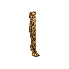 Take a walk on the wild side with these stylish London Rag Pokey women's leopard thigh-high boots.Click this FOOTWEAR GUIDE to find the perfect fit and more! Take a walk on the wild side with these stylish London Rag Pokey women's leopard thigh-high boots. Click this FOOTWEAR GUIDE to find the perfect fit and more! BOOT FEATURES Tall shaft Stiletto heelBOOT CONSTRUCTION Faux leather upper Polyurethane lining and midsole Rubber outsoleBOOT DETAILS Pointed toe Zipper closure Padded footbed 4.4-in. Walk On The Wild Side, Knee Boot, Tall Boot, Take A Walk, Refined Style, Thigh High Boots, Tall Boots, Boot Shop, Walk On