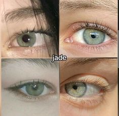 Eye Colors Green, Soft Green Eyes, Jade Green Eyes, Unique Eye Color, Pretty Eyes Color, Rare Eye Colors, Brown Eyes Aesthetic, Jade Eyes, Eye Color Chart