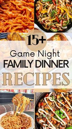 the top ten game night family dinner recipes