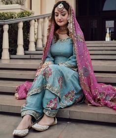 Punjabi Wedding Suit, Bridal Suits Punjabi, डिजाइनर कपड़े, Long Sleeve Bridesmaid Dress, Pakistani Formal Dresses, Indian Bridal Dress, Beautiful Suit