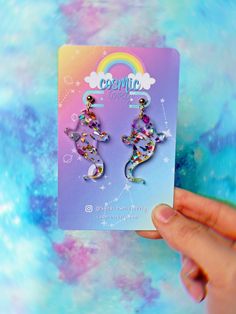 This listing is for ONE Pair of Cute Rainbow Confetti Glitter Ghostie Earrings. Earrings measure approximately 2" in length. Subscribe to my Newsletter to be the first to know about new items and get exclusive offers! Kawaii Ghost, Rainbow Confetti, Laser Ideas, Earrings Acrylic, Laser Cut Earrings, Ghost Earrings, Cut Earrings