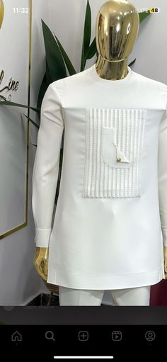 White Kaftan Designs For Men, Senator Styles For Ladies